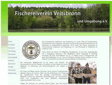 Tablet Screenshot of fischereiverein-veitsbronn.de